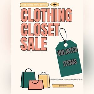 Unlisted Auction Item (No Cancellations)